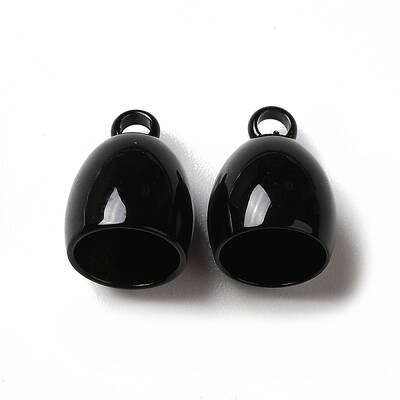 Spray Painted 201 Stainless Steel Cord Ends