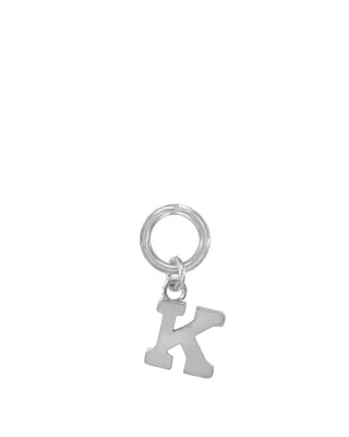 One Love Initial Charms | Metal Color: Silver | Style: K