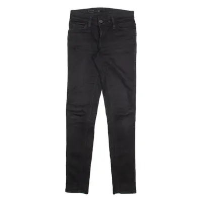 LEVI'S Womens Jeans Black Slim Skinny W25 L32