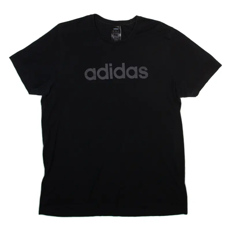 ADIDAS Mens T-Shirt Black M