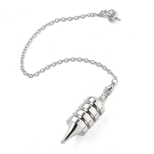 Brass Dowsing Pendulum Big Pointed Cone Pendants