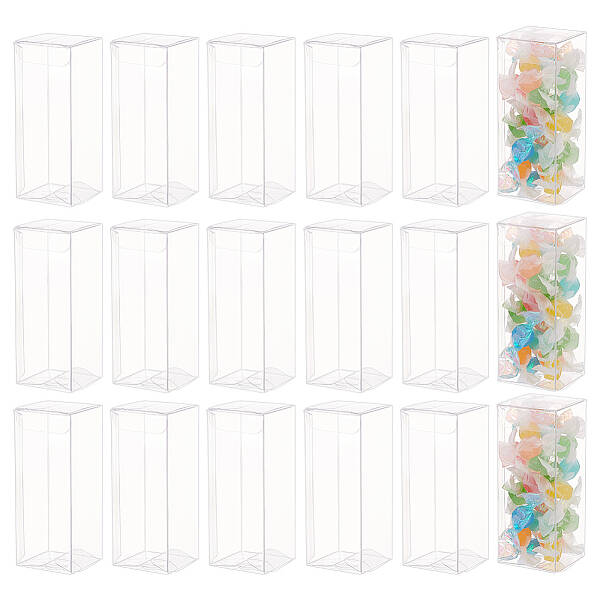 Rectangle Transparent Plastic PVC Box Gift Packaging