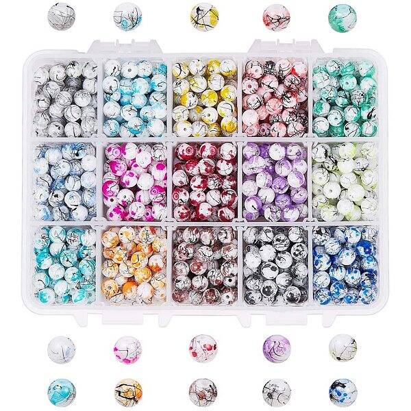 Drawbench & Baking Painted Glass Beads