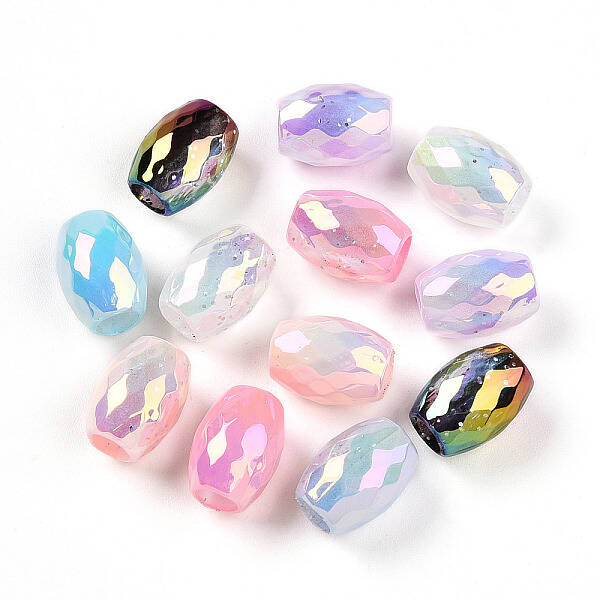 Transparent UV Plating Acrylic Beads