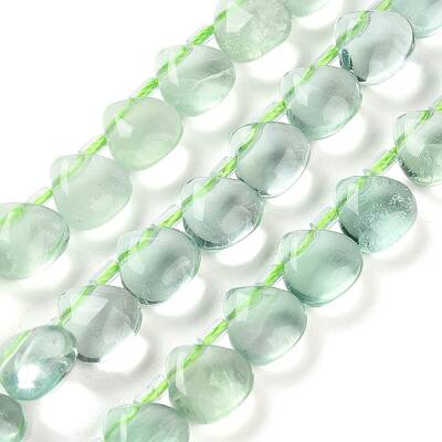 Natural Green Fluorite Beads Strands