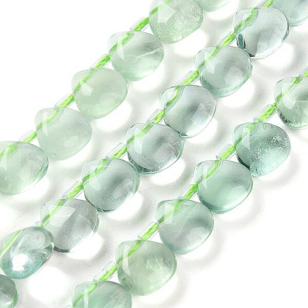 Natural Green Fluorite Beads Strands