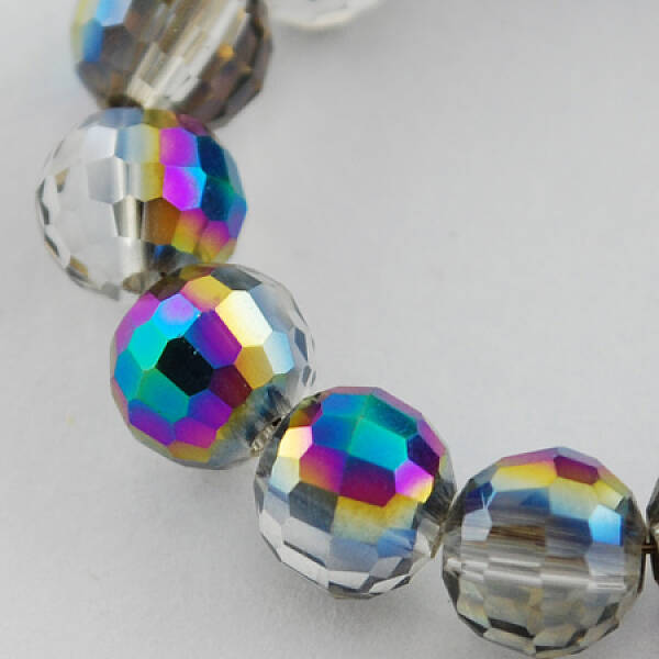 Electroplate Glass Bead Strands