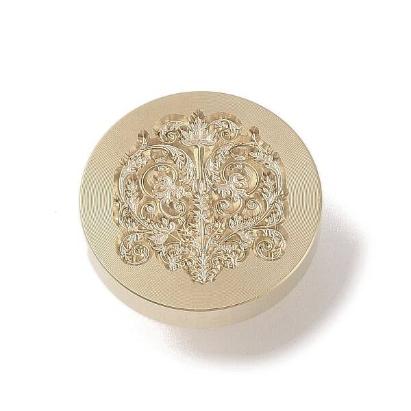 Golden Tone Wax Seal Brass Stamp Head