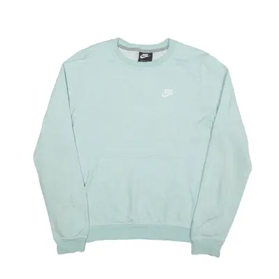 NIKE Sweatshirt Blue Womens M