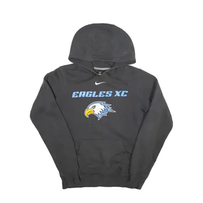 NIKE Eagles Sports Hoodie Grey Pullover Womens XS