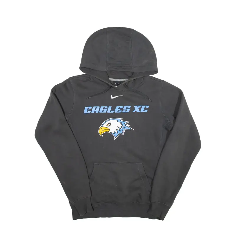 NIKE Eagles Sports Hoodie Grey Pullover Womens XS