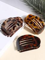 Leopard Pattern Hair Clip, Fashionable Hair Accessories for Women & Girls, Casual Versatile Hair Accessories for Daily Wear, ...