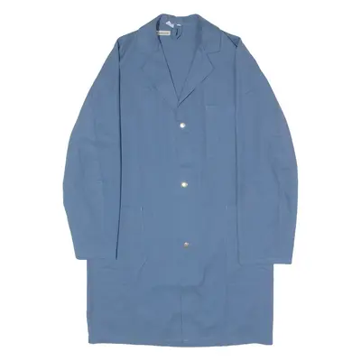 MISCHGEWEBE Swiss Workwear Mens Chore Coat Blue Twill 90s M