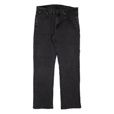 LEVI'S Mens Jeans Black Slim Straight W33 L30