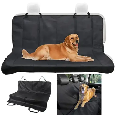 Dog Car Seat Cover for Pets,100% Waterproof,Dog Seat Cover for Back Seat,Dog Hammock,Pet Car Seat Mat,Pet Car Seat Cover,Scra...