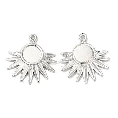 Non-Tarnish 304 Stainless Steel Pendant Cabochon Settings