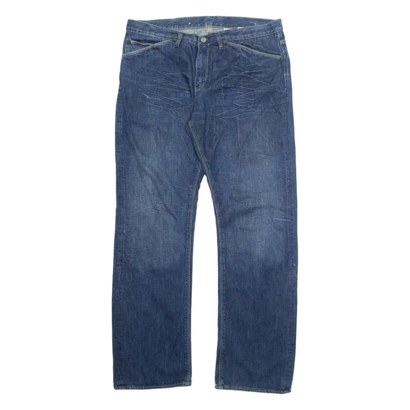 CALVIN KLEIN JEANS Mens Jeans Blue Regular Straight W36 L33