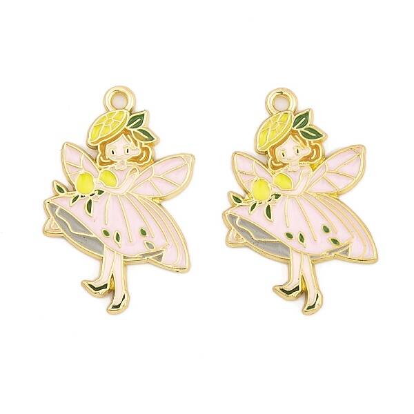 Rack Plating Alloy Enamel Pendants