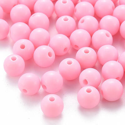 Opaque Acrylic Beads
