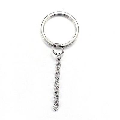 Tarnish Resistant 304 Stainless Steel Split Key Rings