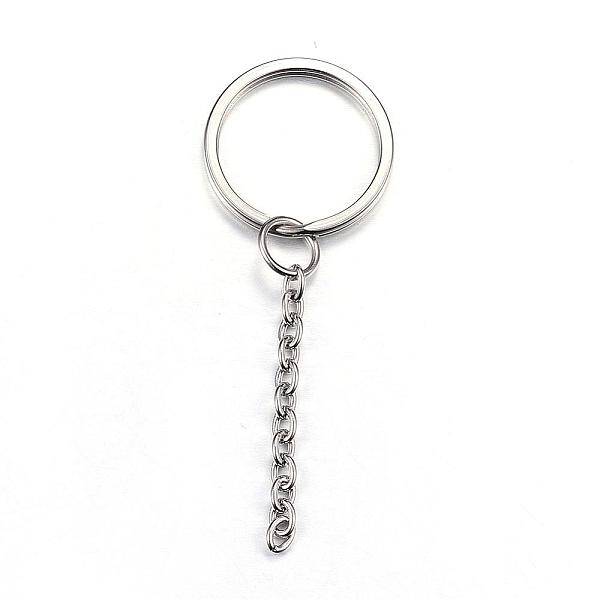 Tarnish Resistant 304 Stainless Steel Split Key Rings