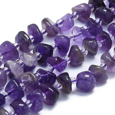 Natural Amethyst Beads Strands