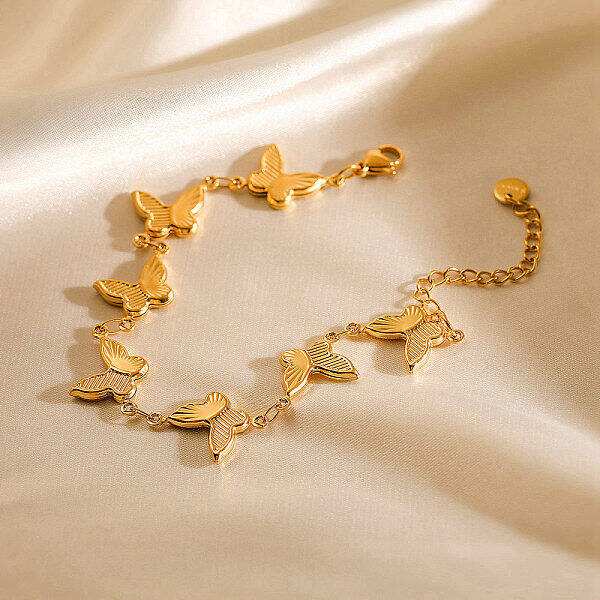 304 Stainless Steel Link Chains Bracelets