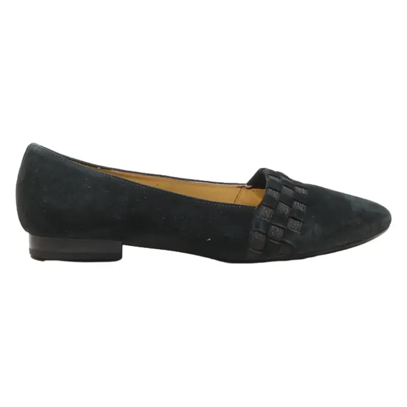 GABOR Ballet Shoes Black Synthetic Womens UK 4.5