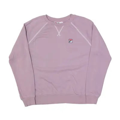 FILA Sweatshirt Purple Womens M