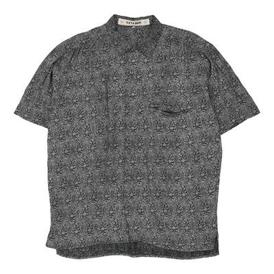Nani Bon Short Sleeve Shirt - XL Grey Viscose Blend
