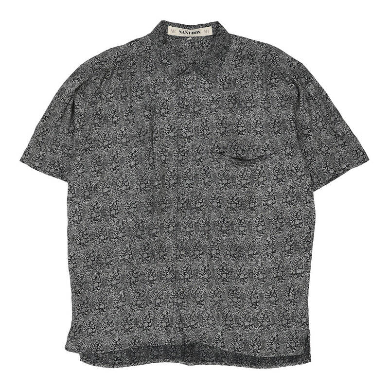 Nani Bon Short Sleeve Shirt - XL Grey Viscose Blend