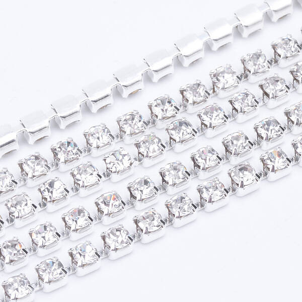 Brass Rhinestone Strass Chains
