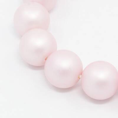 Round Shell Pearl Frosted Beads Strands