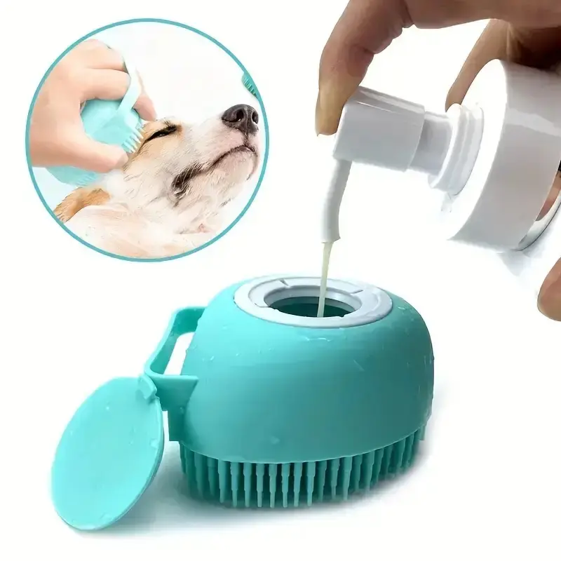 Groom Your Pet Like A Pro With Our Silicone Pet Brush For Dogs &Cats! combs & brushes