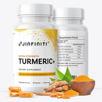 Jinfiniti Extra Strength Turmeric+ Enhanced-Absorption Curcumin Extract Capsules