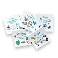 5 piece Mini Coloring Book Bundle - A Brighter Year - Coloring Books for Adults - 50 pages each - 3x3 Inches, stocking stuffe...