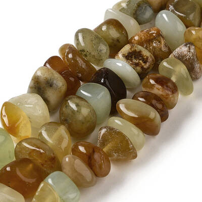 Natural Xiuyan Jade Beads Strands