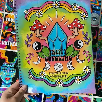 New trippy coloring book!