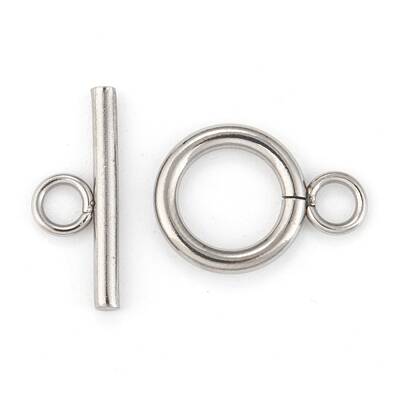 Tarnish Resistant 304 Stainless Steel Toggle Clasps