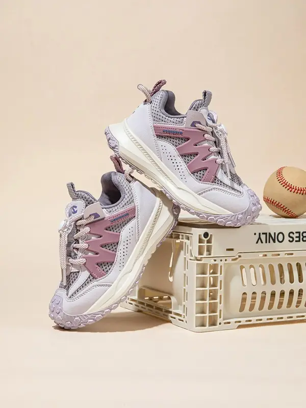 HOBIBEAR Double net boys' sports shoes autumn mesh casual shoes dad shoes girls' shoes