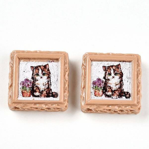 Opaque Resin Decoden Cabochons