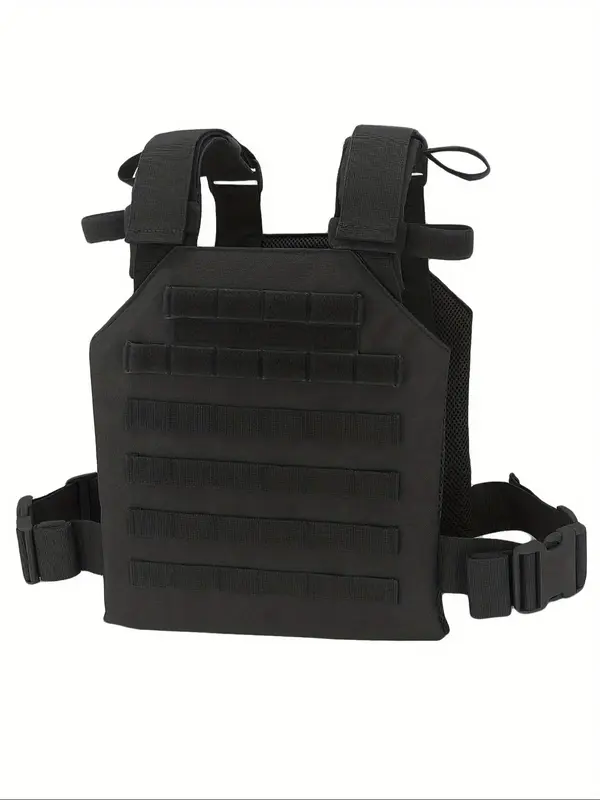 Adjustable Lightweight Tactical Vest, Sport Vest for Outdoor, Hunting, Training, Plate Carrier, Men's Bum Bag & Belt Bag
