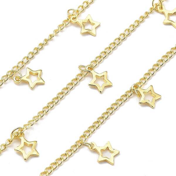 Brass Star Link Chains