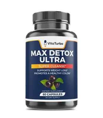 Max Detox Ultra - 60 Capsules - 1532mg Per Serving