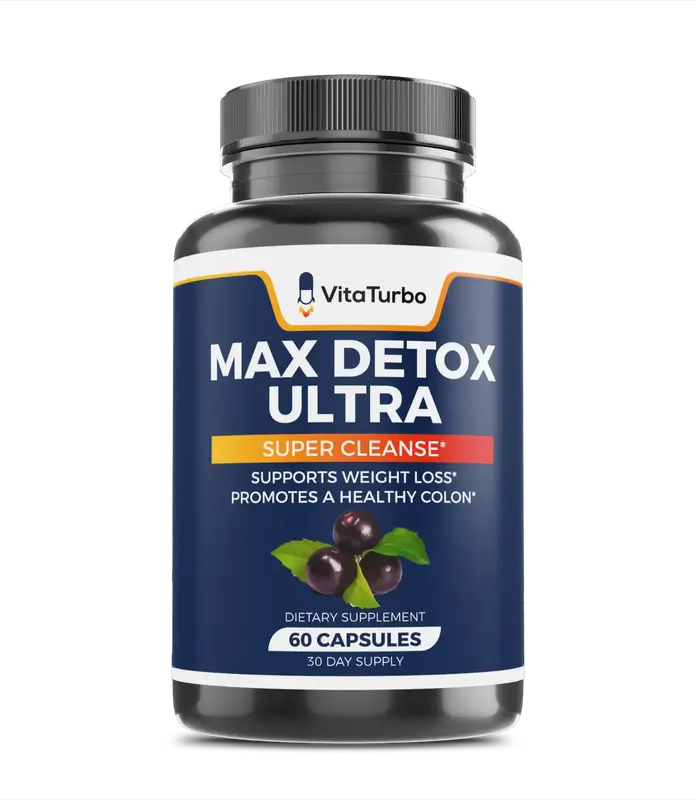 Max Detox Ultra - 60 Capsules - 1532mg Per Serving