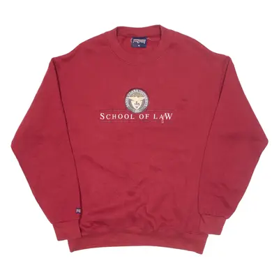 JANSPORT Santa Clara University School Of Law Mens Sweatshirt Maroon USA M