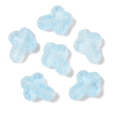 Transparent Spray Paint Glass Beads