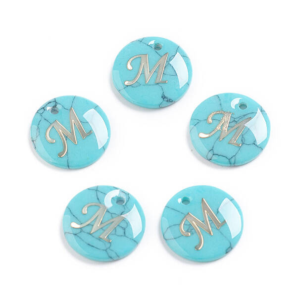 Synthetic Turquoise Charms
