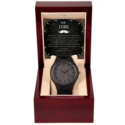 Refined Simplicity - Wooden Watch