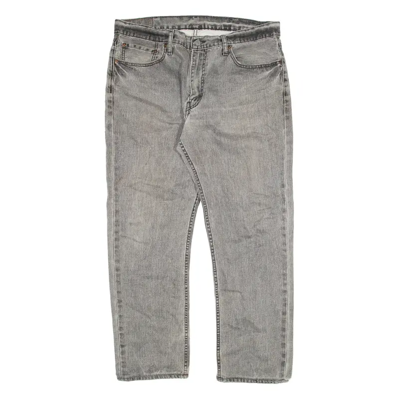 LEVI'S 511 Jeans Mens Grey Slim Straight W38 L34
